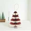 Christmas Tree Hanging Honeycomb Christmas Decoration 2025 New Year 2026 Navidad Supplies Xmas Home Christmas Tree Pendants