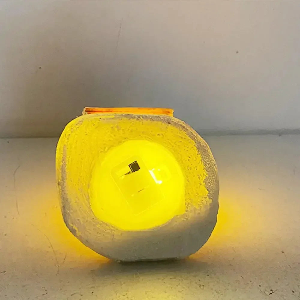 Christmas Decoration LED Night Light, 2025 New Year Luminous Castle Snow House Sculpture Xmas Decoration for Navidad Kids Gifts