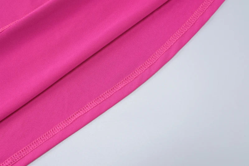 Hugcitar One Shoulder Backless Adjustable Scarf Loop Ruched Sexy Maxi Dress Women Elegant Y2K Streetwear Festival Outfit dress