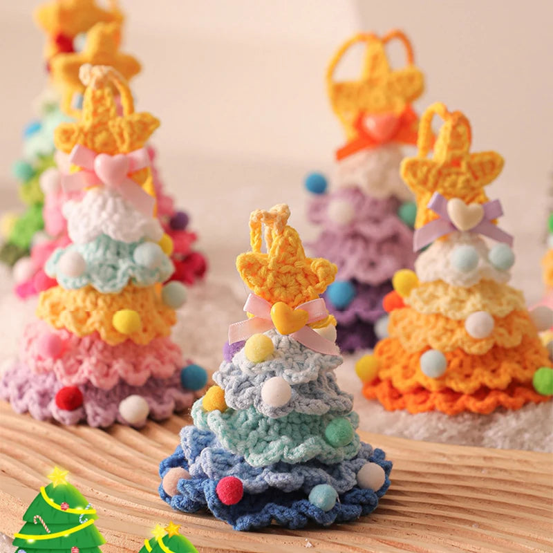 Christmas Tree Pendant Wind Chime Christmas Tree Bells Elk Angel Girl Hanging Pendant 2025 New Year Xmas Decoration Accessories