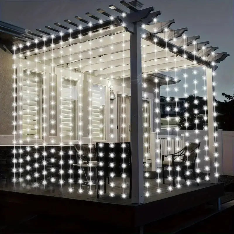 6x3M/3x3m Curtain Garland on The Window USB Power Fairy Lights Festoon with Remote New Year Garland Led Lights Christmas Decor