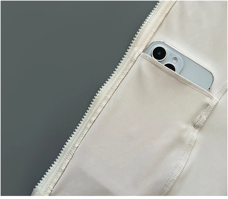 athletic slim fit quick drying zipper running jacket women dryfit outer wear yoga training fitness jacket with thumb hole