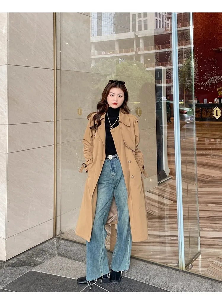 Chic Autumn Winter 2025 Pullovers Women Long Sleeve Casual Turtleneck Warm Basic Sweater Knit Jumpers Solid Color Slim Tops