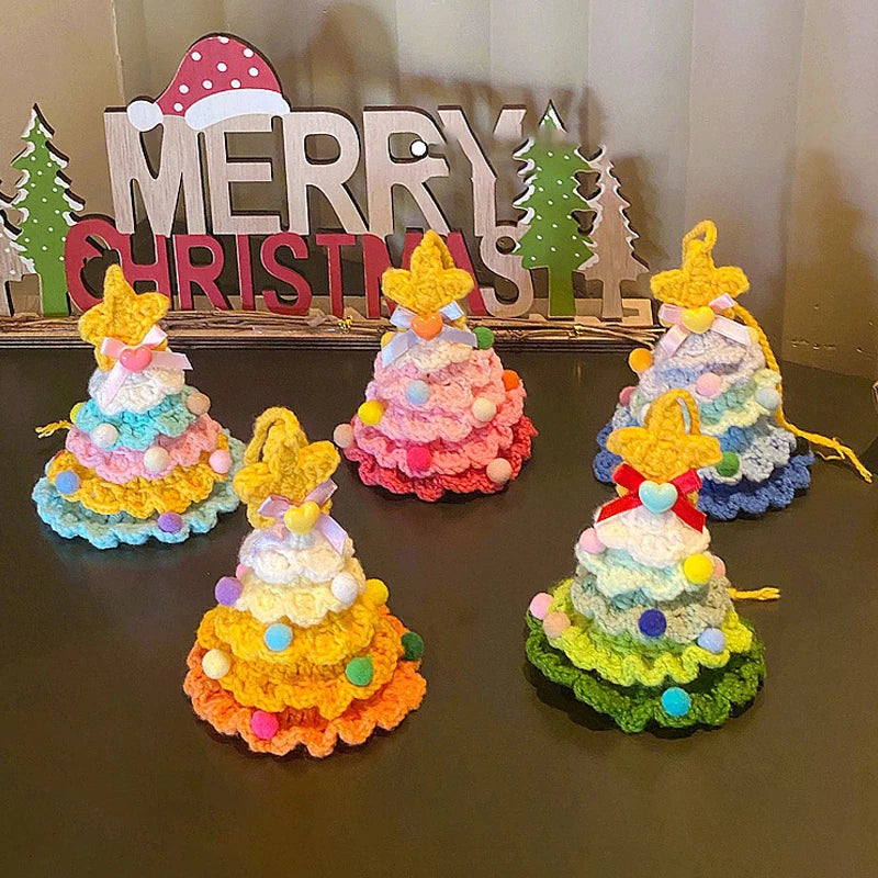 Christmas Tree Pendant Wind Chime Christmas Tree Bells Elk Angel Girl Hanging Pendant 2025 New Year Xmas Decoration Accessories